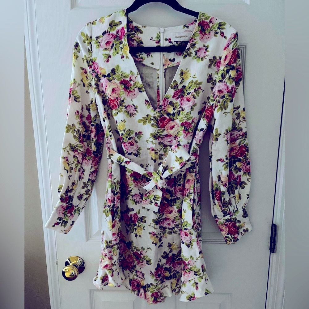 Zimmermann floral dress